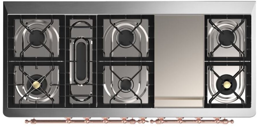 Ilve UM15FDNS3EGP Natural Gas In Emerald Green W/ Copper Trim