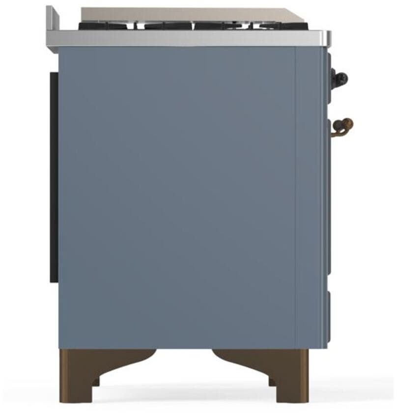 Ilve UM15FDQNS3BGBLP Liquid Propane In Blue Grey W/ Bronze Trim