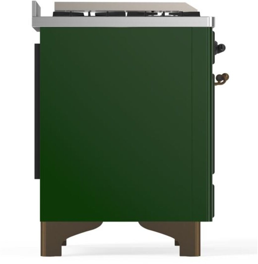 Ilve UM15FDQNS3EGBLP Liquid Propane In Emerald Green W/ Bronze Trim