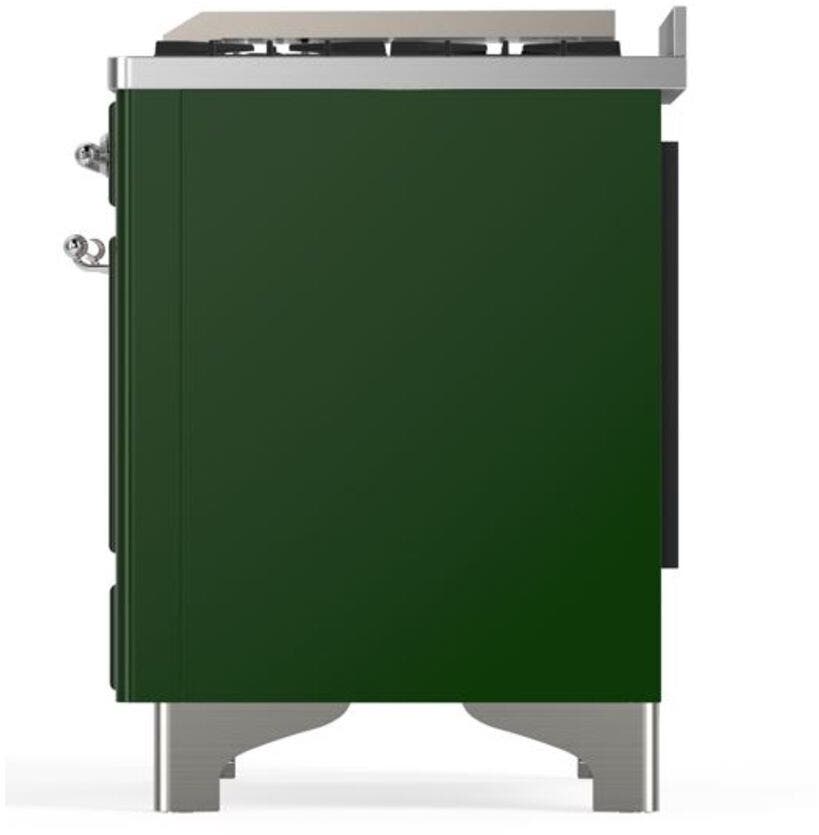 Ilve UM15FDQNS3EGC Natural Gas In Emerald Green W/ Chrome Trim