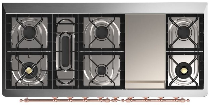 Ilve UM15FDQNS3EGPLP Liquid Propane In Emerald Green W/ Copper Trim