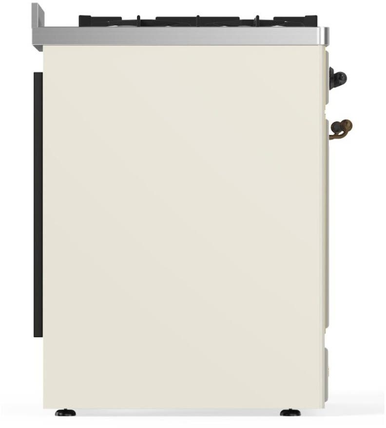 Ilve UM30DNE3AWB Natural Gas In Antique White W/ Bronze Trim
