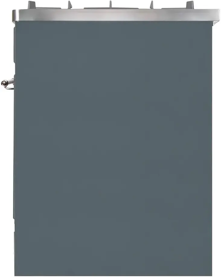 Ilve UM30DNE3BGC Natural Gas In Blue Grey W/ Chrome Trim