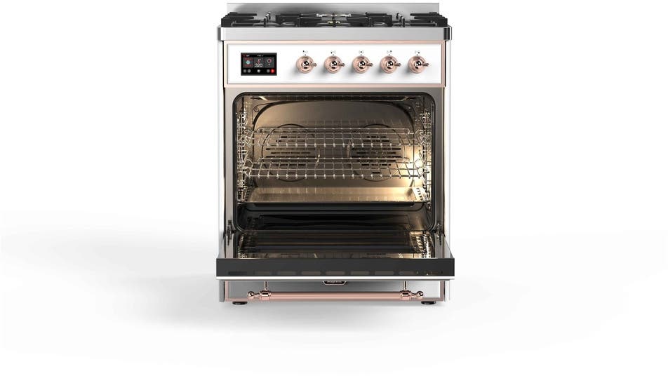Ilve UM30DNE3RAP Ral Custom Color With Copper Knobs