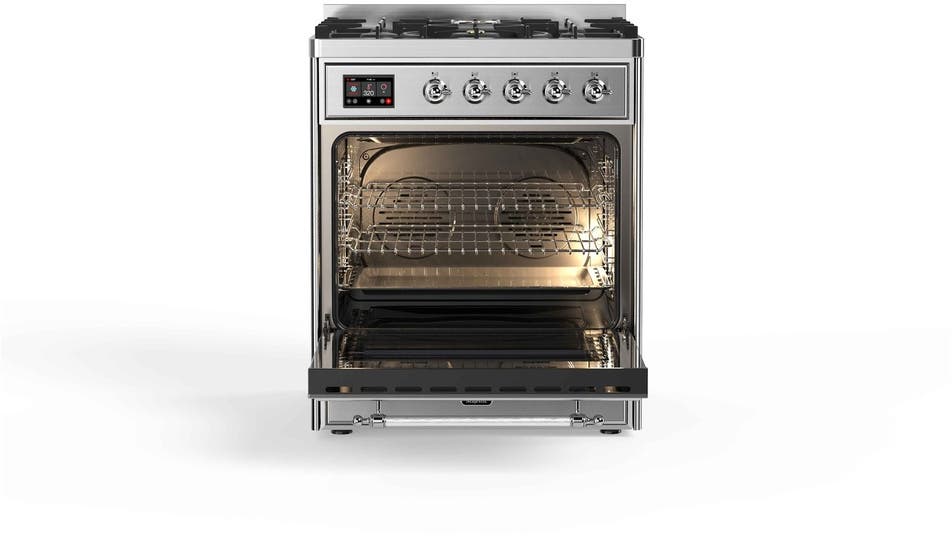 Ilve UM30DNE3SSCLP Liquid Propane In Stainless Steel W/ Chrome Trim