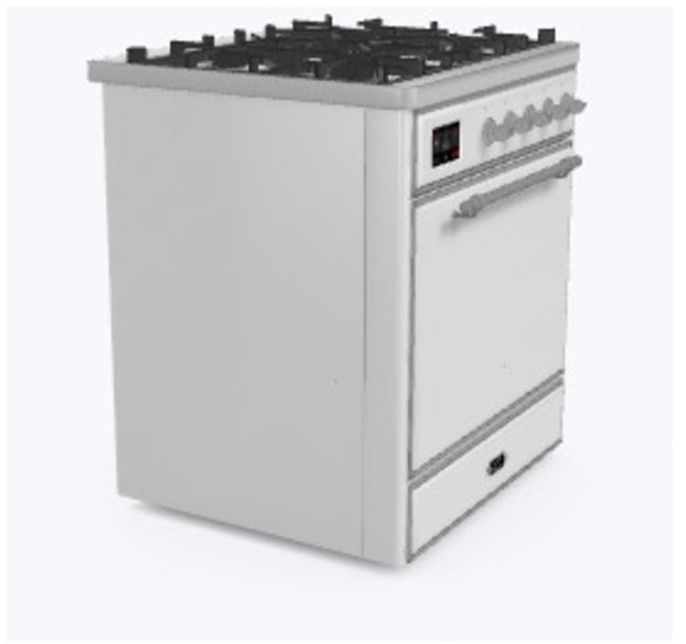 Ilve UM30DQNE3RACLP Ral Custom Color With Chrome Knobs, Liquid Propane