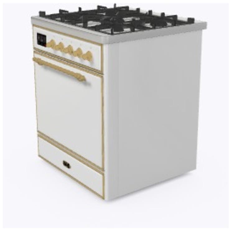 Ilve UM30DQNE3RAG Ral Custom Color With Brass Knobs