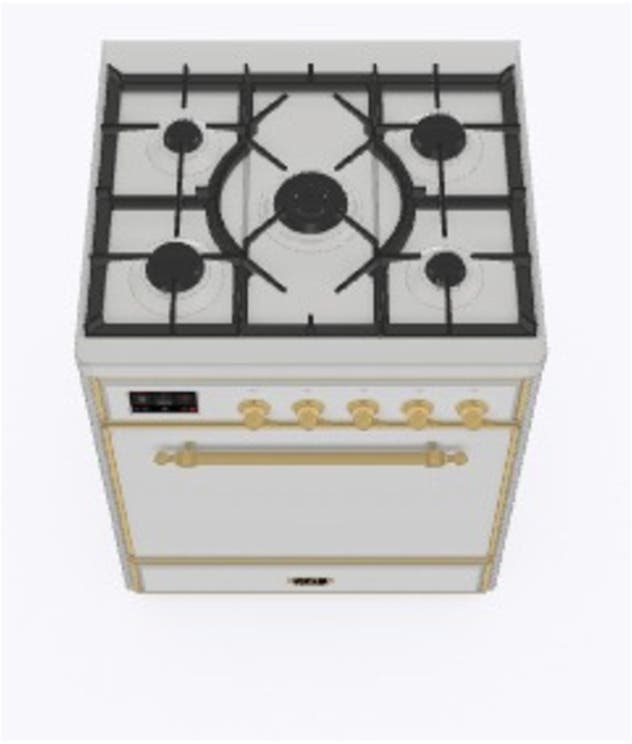 Ilve UM30DQNE3SSGLP Liquid Propane In Stainless Steel W/ Brass Trim