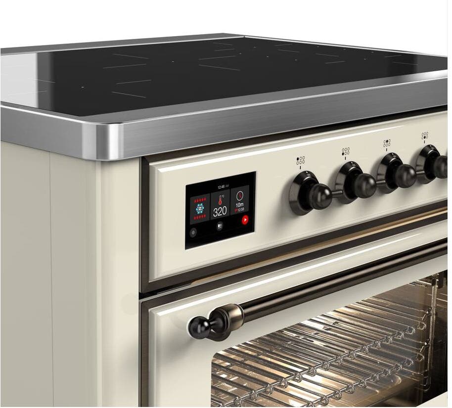 Ilve UMI09NS3AWB Antique White W/ Bronze Trim