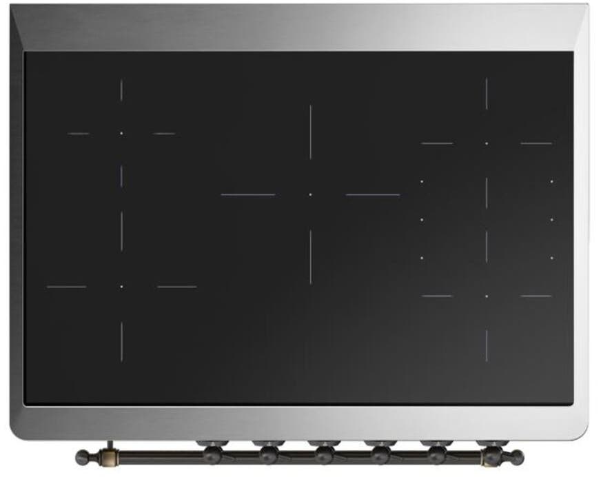 Ilve UMI09NS3AWB Antique White W/ Bronze Trim