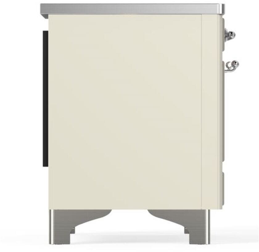 Ilve UMI09NS3AWC Antique White W/ Chrome Trim