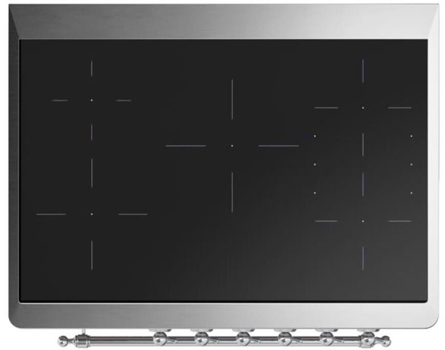 Ilve UMI09NS3AWC Antique White W/ Chrome Trim