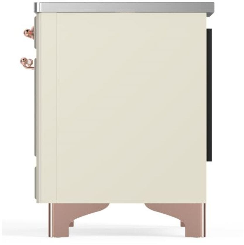 Ilve UMI09NS3AWP Antique White W/ Copper Trim