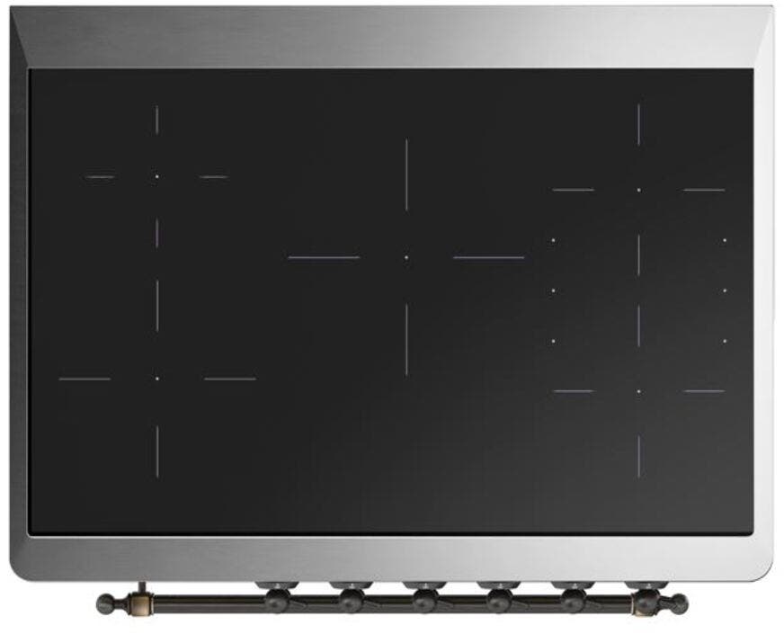 Ilve UMI09NS3BGB Blue Grey W/ Bronze Trim