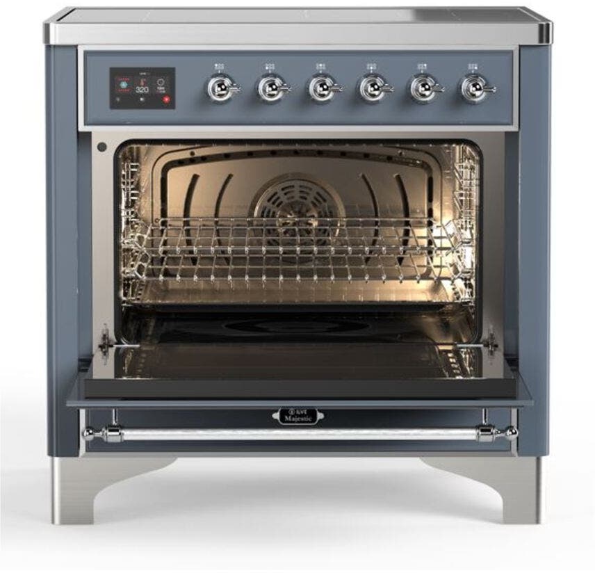 Ilve UMI09NS3BGC Blue Grey W/ Chrome Trim