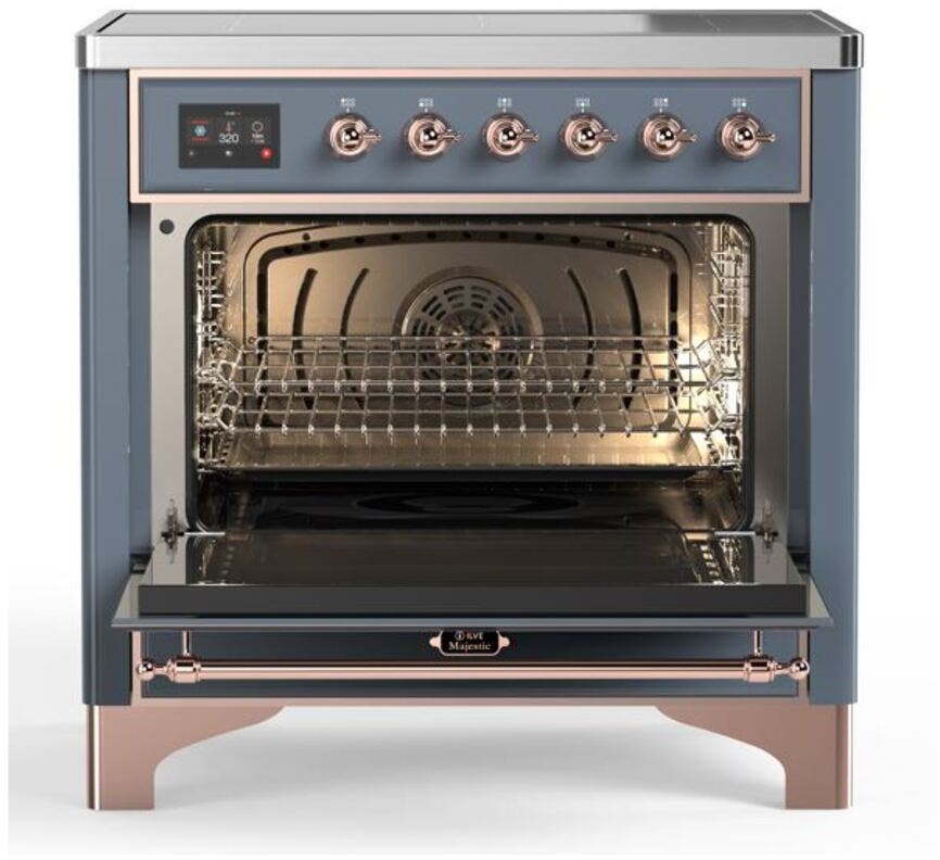 Ilve UMI09NS3BGP Blue Grey W/ Copper Trim