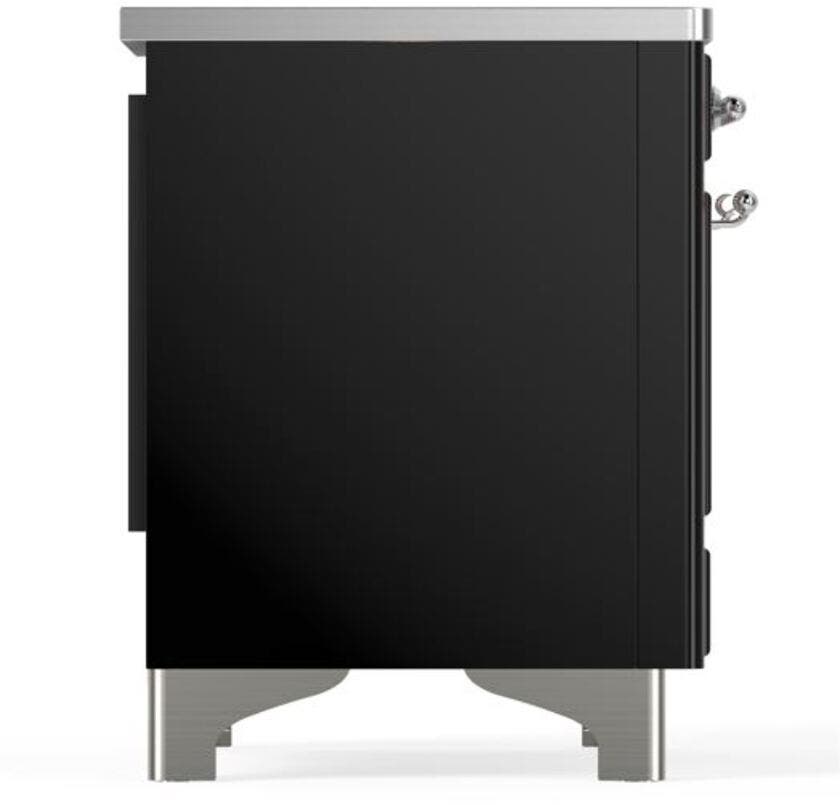 Ilve UMI09NS3BKC Glossy Black W/ Chrome Trim