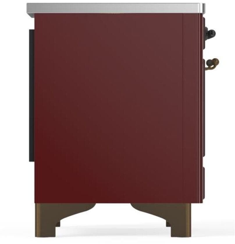 Ilve UMI09NS3BUB Burgundy W/ Bronze Trim