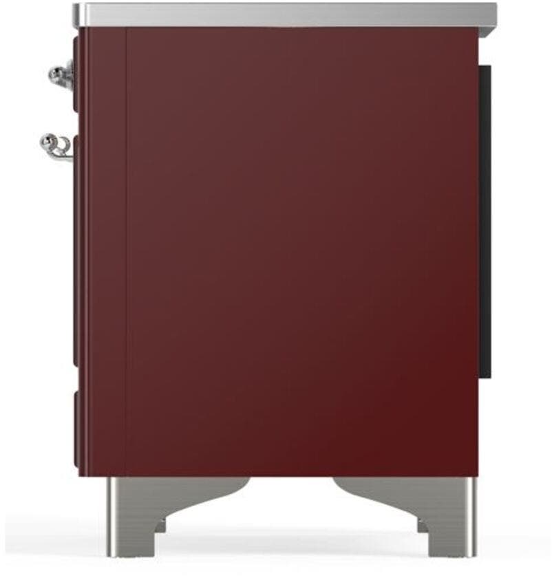 Ilve UMI09NS3BUC Burgundy W/ Chrome Trim