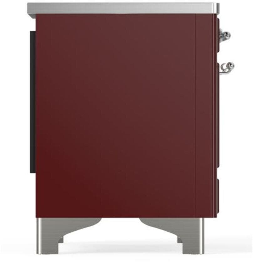 Ilve UMI09NS3BUC Burgundy W/ Chrome Trim