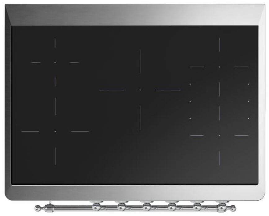 Ilve UMI09NS3BUC Burgundy W/ Chrome Trim