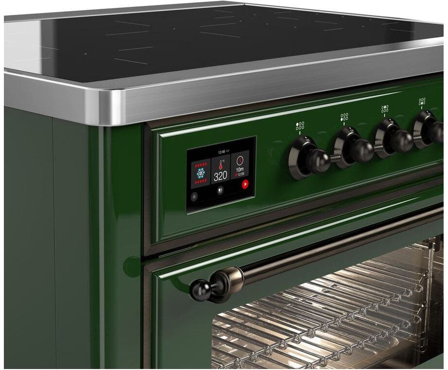 Ilve UMI09NS3EGB Emerald Green W/ Bronze Trim