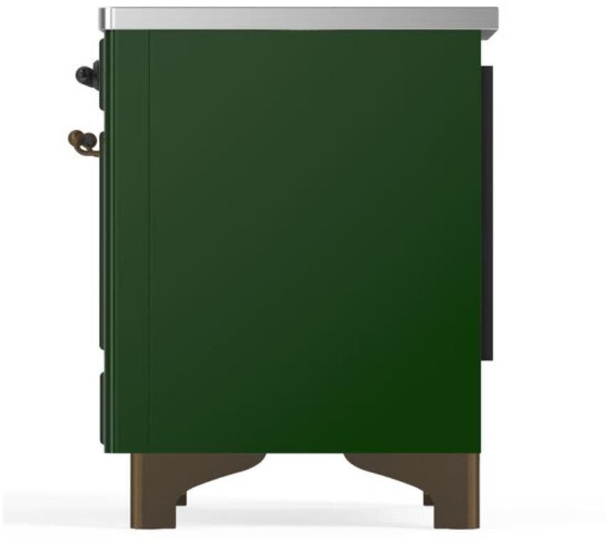 Ilve UMI09NS3EGB Emerald Green W/ Bronze Trim