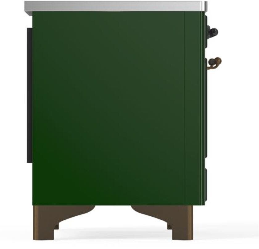 Ilve UMI09NS3EGB Emerald Green W/ Bronze Trim
