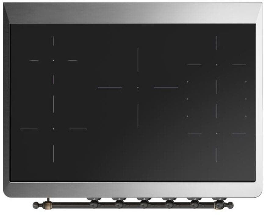Ilve UMI09NS3EGB Emerald Green W/ Bronze Trim