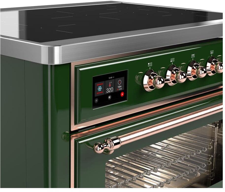 Ilve UMI09NS3EGP Emerald Green W/ Copper Trim
