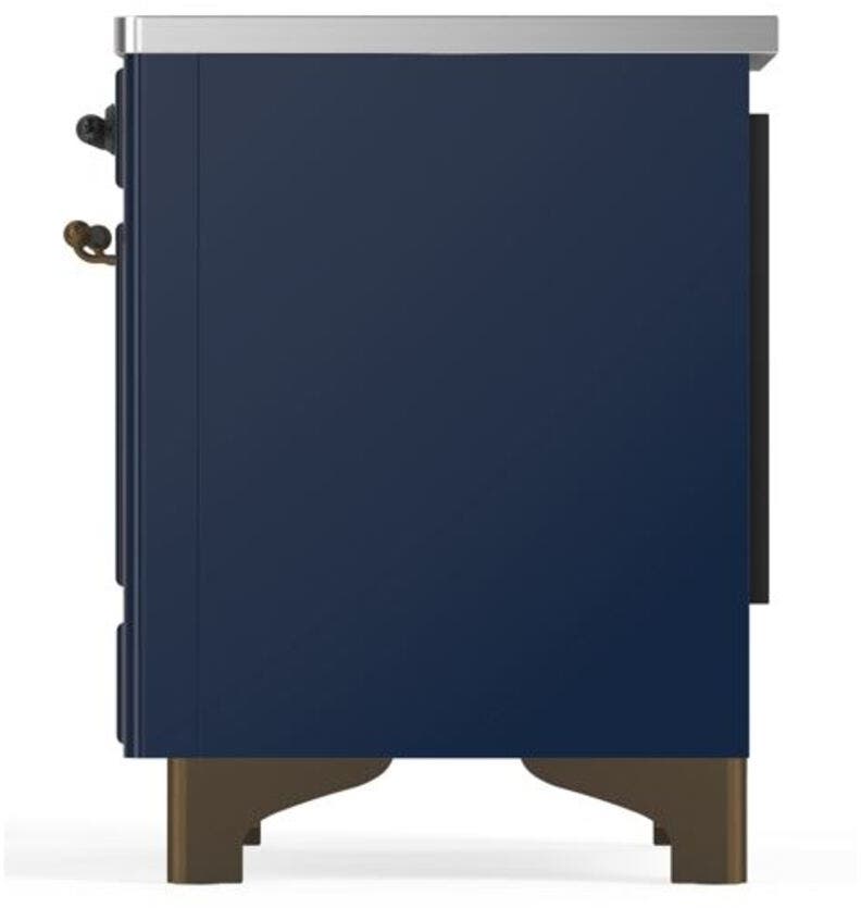 Ilve UMI09NS3MBB Midnight Blue W/ Bronze Trim