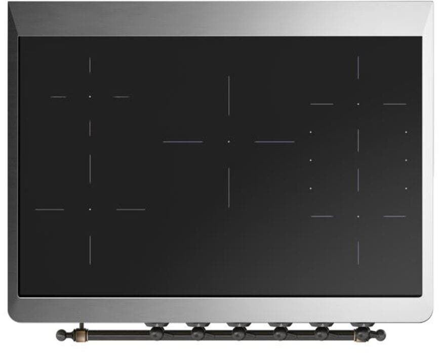 Ilve UMI09NS3MBB Midnight Blue W/ Bronze Trim