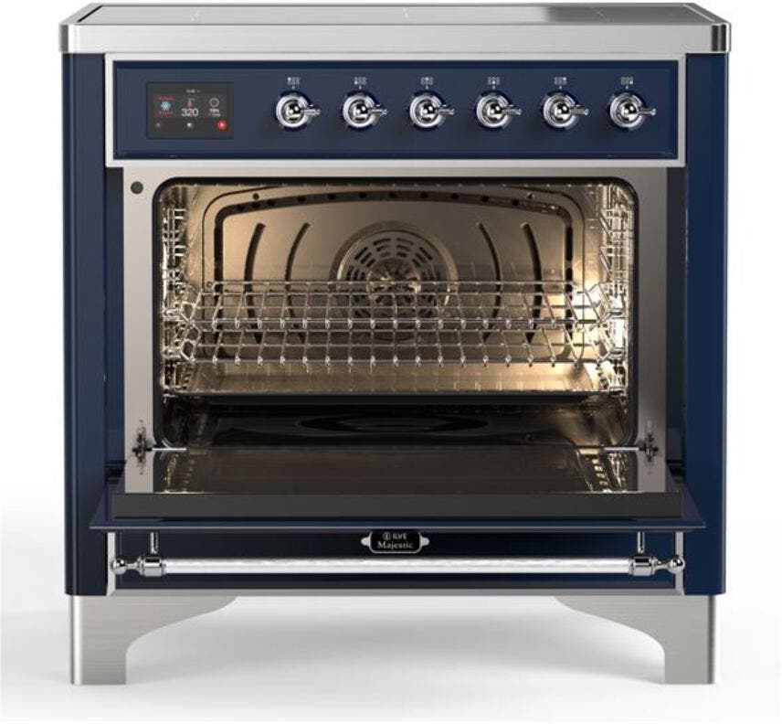 Ilve UMI09NS3MBC Midnight Blue W/ Chrome Trim