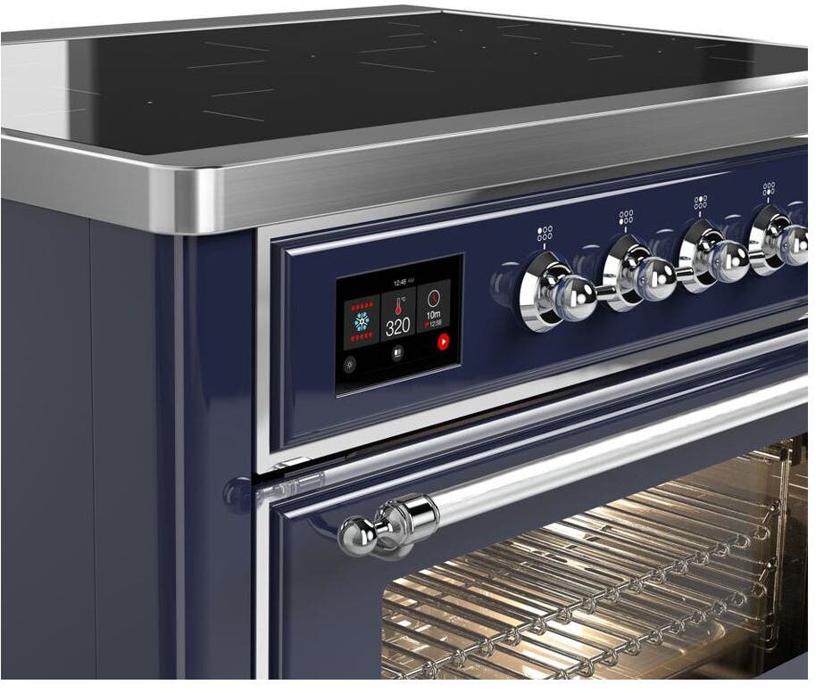 Ilve UMI09NS3MBC Midnight Blue W/ Chrome Trim