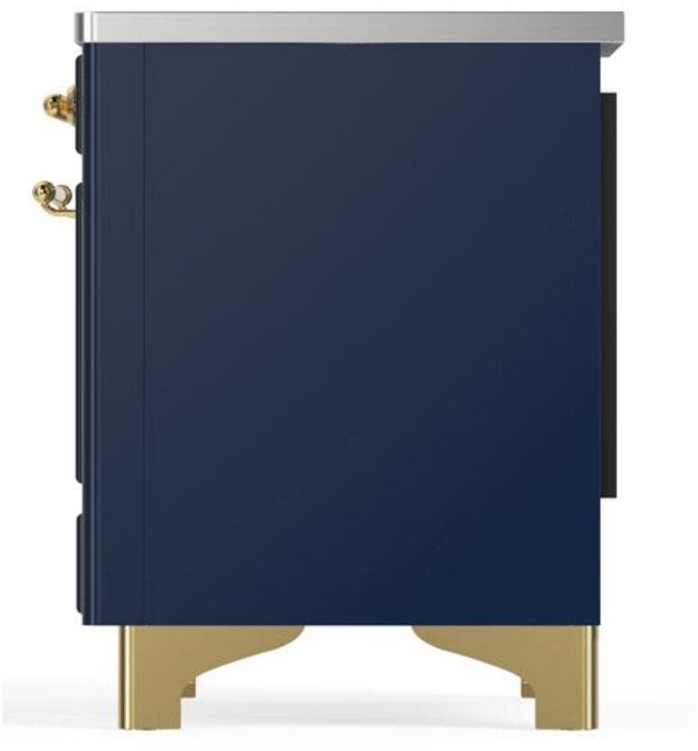 Ilve UMI09NS3MBG Midnight Blue W/ Brass Trim