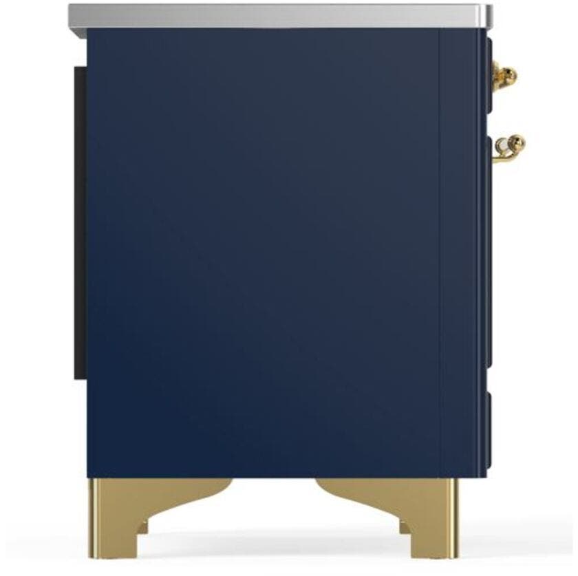 Ilve UMI09NS3MBG Midnight Blue W/ Brass Trim