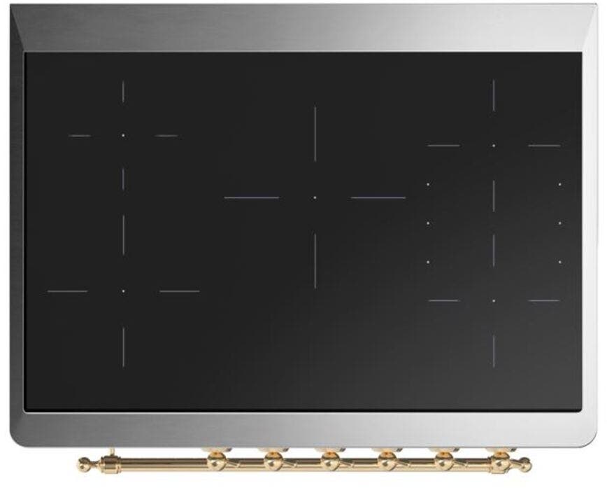 Ilve UMI09NS3MBG Midnight Blue W/ Brass Trim