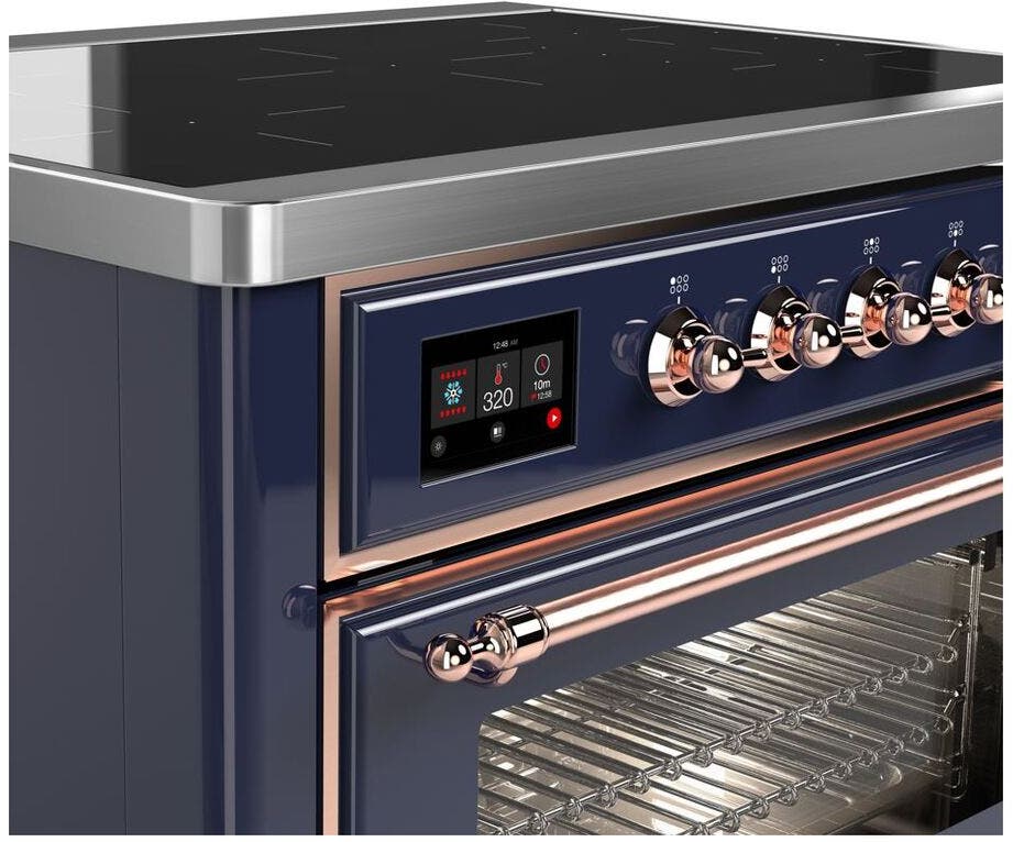 Ilve UMI09NS3MBP Midnight Blue W/ Copper Trim