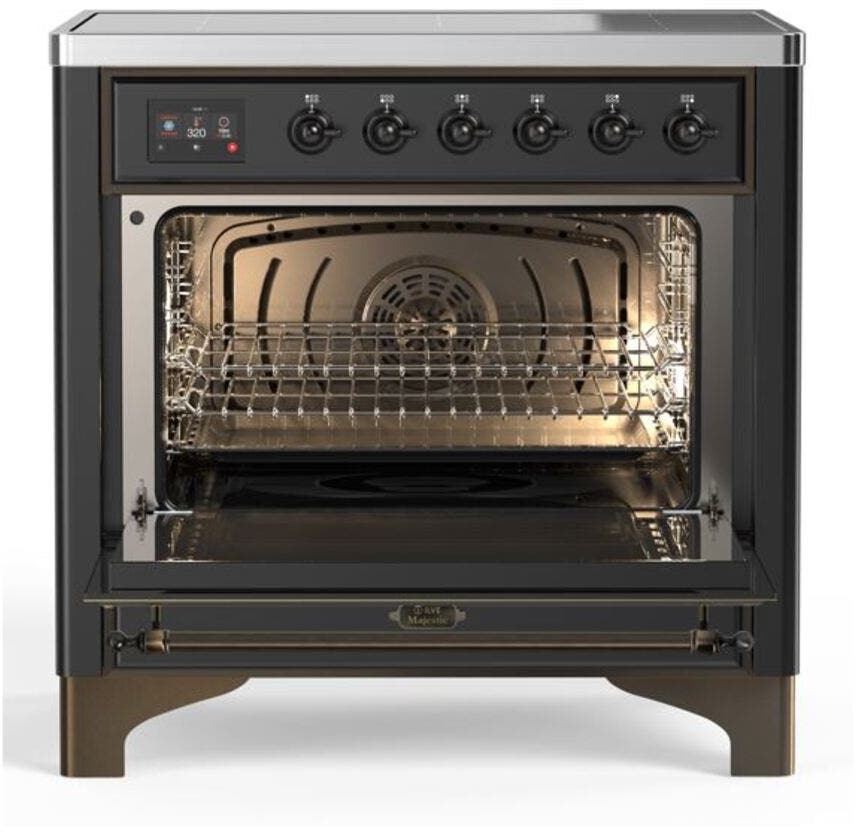 Ilve UMI09NS3MGB Matte Graphite W/ Bronze Trim