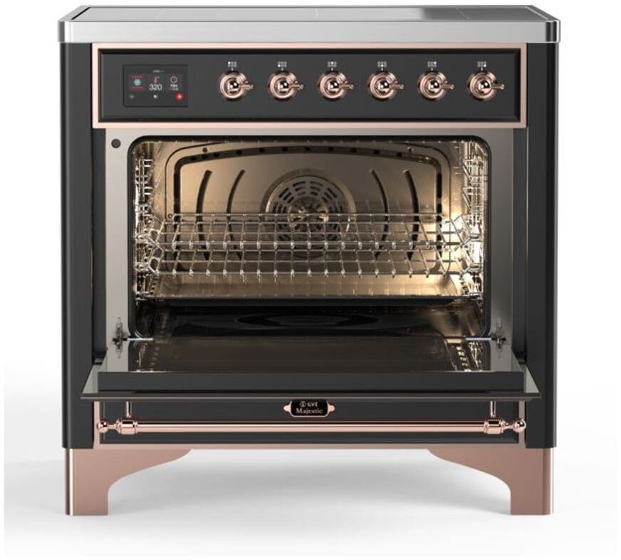 Ilve UMI09NS3MGP Matte Graphite W/ Copper Trim