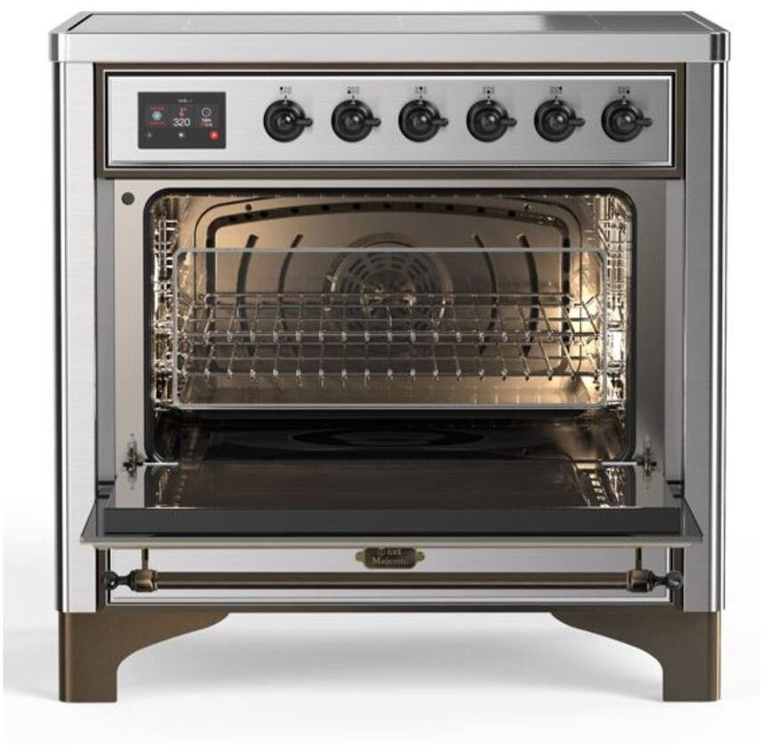 Ilve UMI09NS3SSB Stainless Steel W/ Bronze Trim