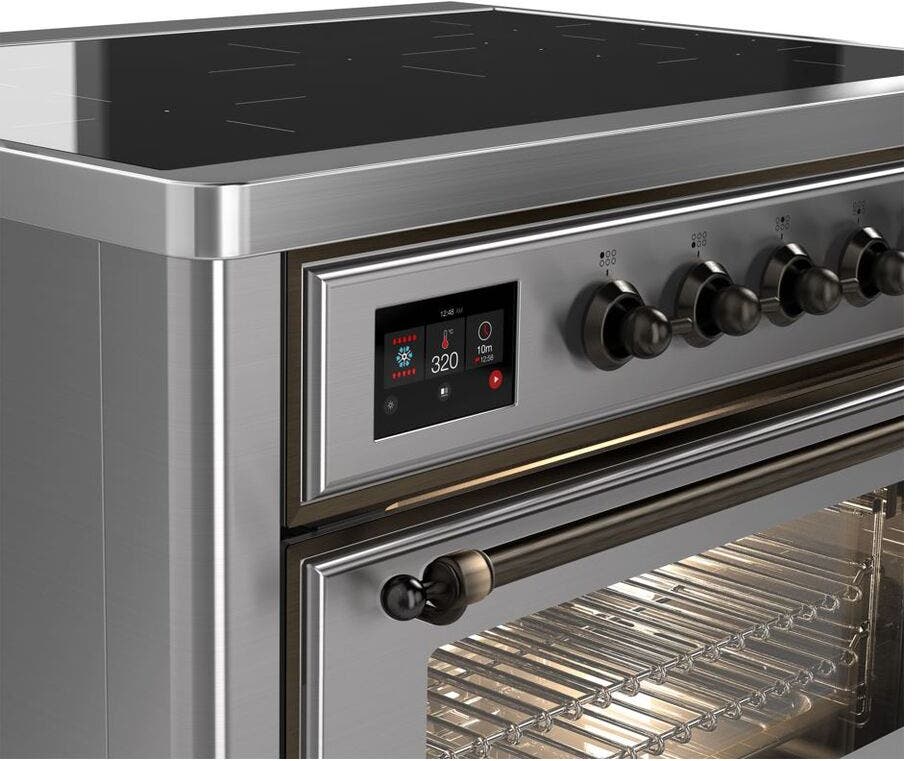 Ilve UMI09NS3SSB Stainless Steel W/ Bronze Trim
