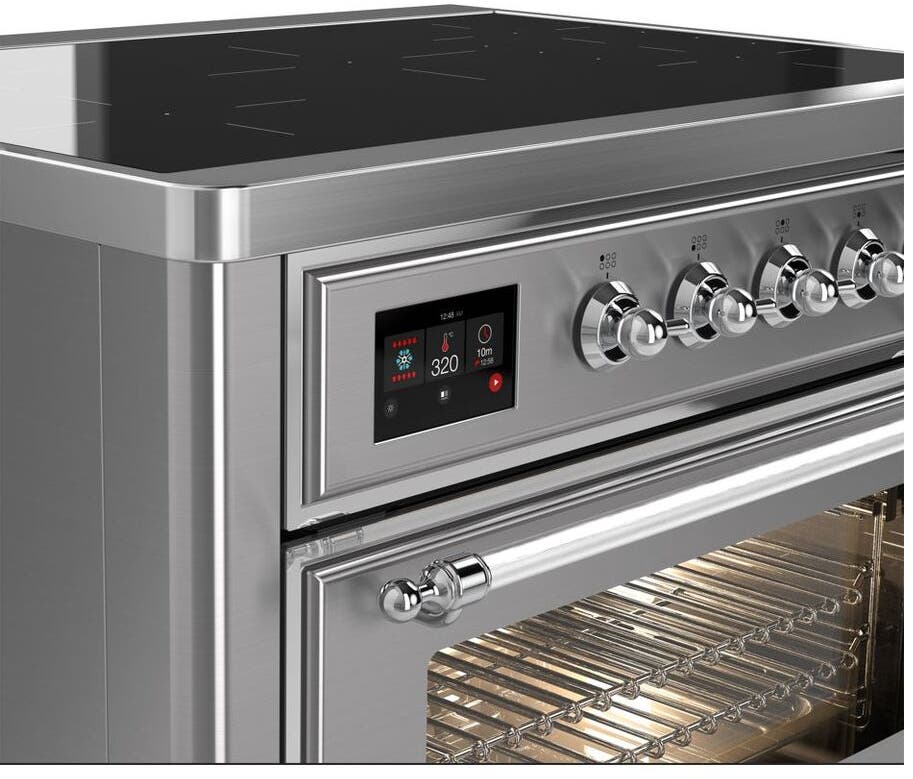 Ilve UMI09NS3SSC Stainless Steel W/ Chrome Trim
