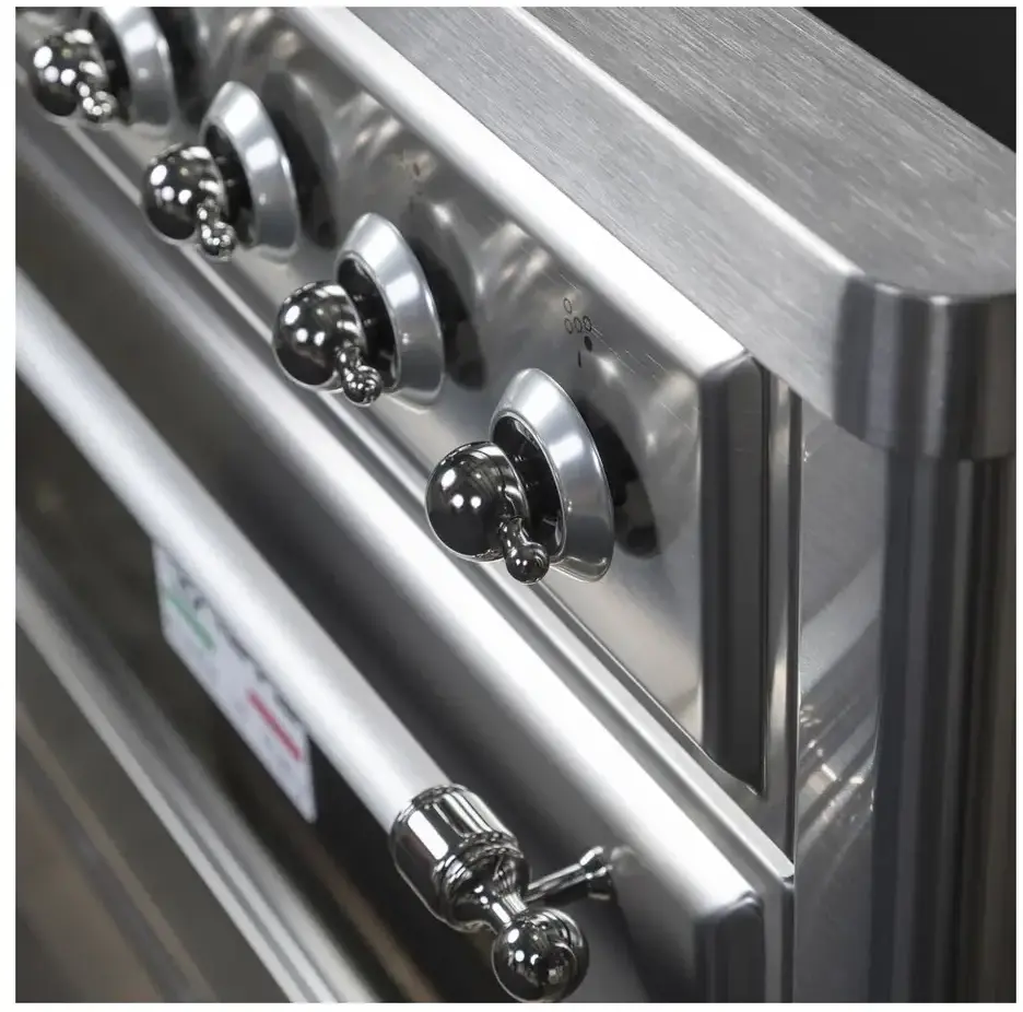 Ilve UMI09NS3SSC Stainless Steel W/ Chrome Trim
