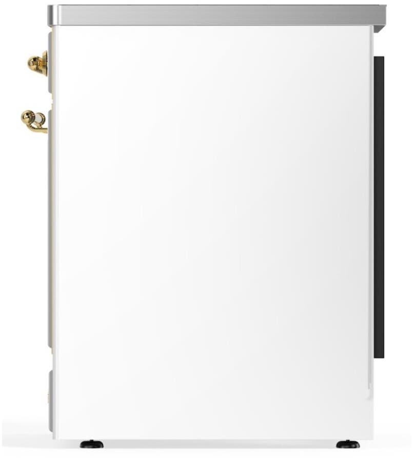 Ilve UMI30QNE3WHG White W/ Brass Trim