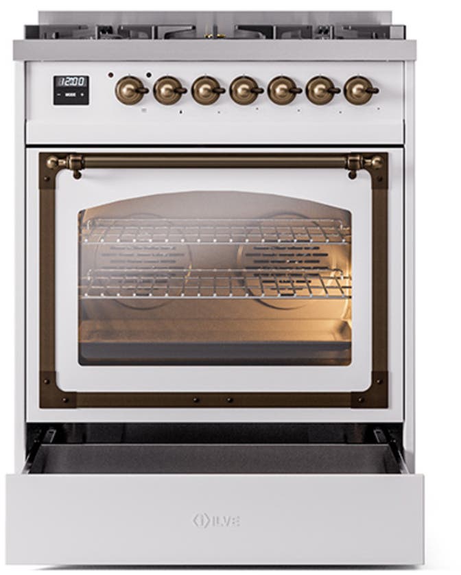 Ilve UN30NMPRABLP Ral Custom Color With Bronze Knobs, Liquid Propane