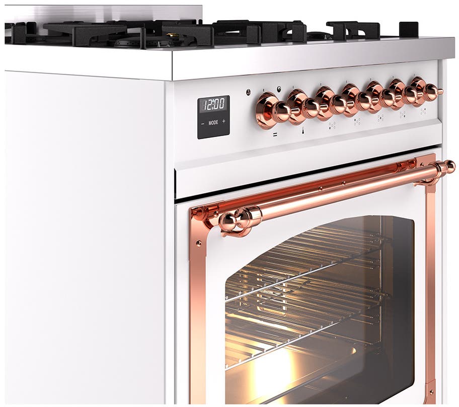 Ilve UN30NMPRAPLP Ral Custom Color With Copper Knobs, Liquid Propane