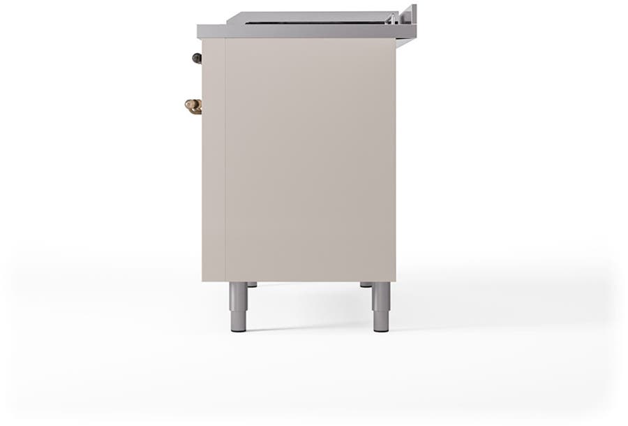 Ilve UN48FQNMPAWB Antique White With Bronze Knobs, Natural Gas