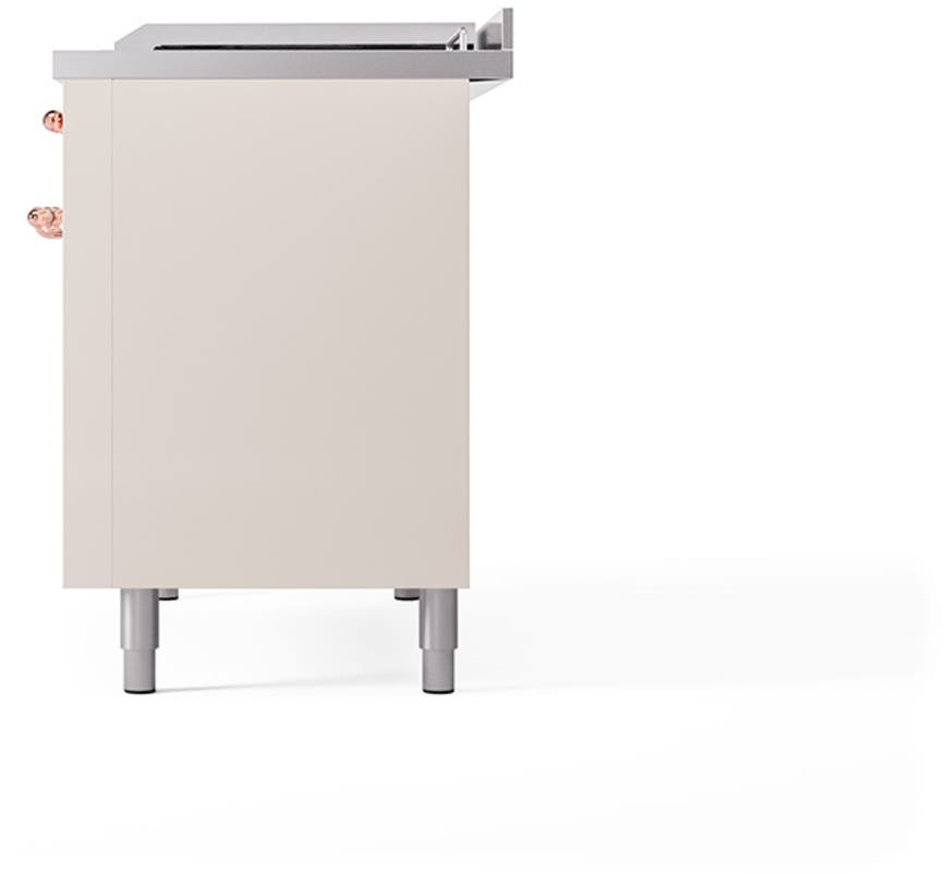 Ilve UN48FQNMPAWP Antique White With Copper Knobs, Natural Gas
