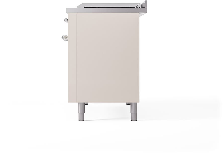 Ilve UN48FSQNMPAWBLP Antique White With Bronze Knobs, Liquid Propane